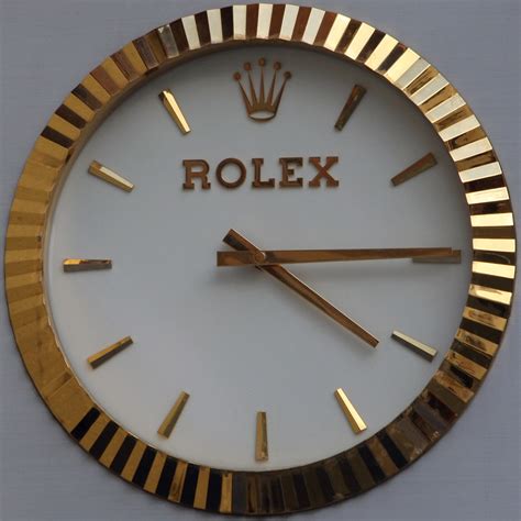 replica rolex wall clocks|real rolex wall clock.